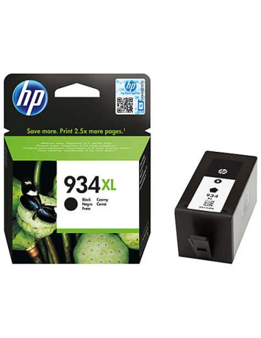 HP 934XL Preto Cartucho de Tinta Original - C2P23AE
