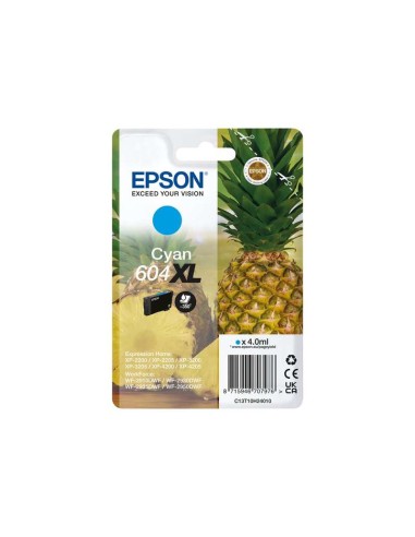 Epson 604XL Ciano Cartucho de Tinta Original - C13T10H24010