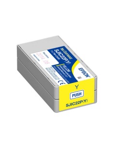 Epson SJIC22P Amarelo Cartucho de Tinta Original - C33S020604/SJIC22P(Y)