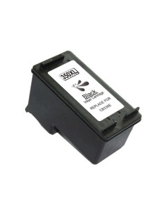 Cartucho de Tinta Remanufaturado HP 350XL Preto - Substitui CB336EE/CB335EE