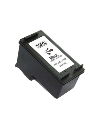 Cartucho de Tinta Remanufaturado HP 350XL Preto - Substitui CB336EE/CB335EE