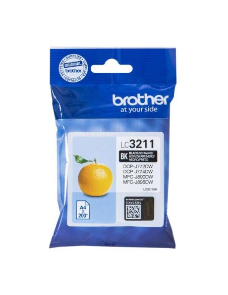 Brother LC3211 Preto Cartucho de Tinta Original - LC3211BK