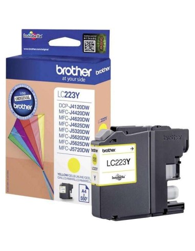 Brother LC223 Amarelo Cartucho de Tinta Original - LC223YBP