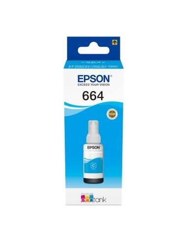 Epson T6642 Ciano Garrafa de Tinta Original - C13T664240