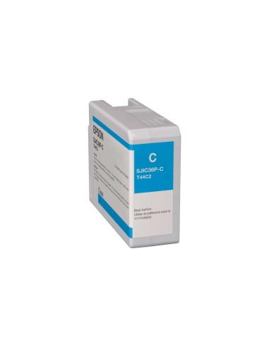 Epson SJIC36P Cyan Cartucho de Tinta Original - C13T44C240/SJIC36P(C)