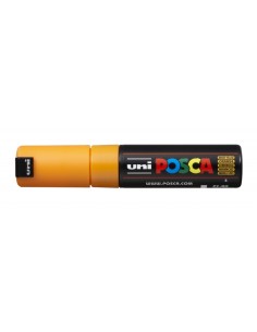 Posca PC-8K Marcador de Tinta à Base de Água - Ponta Biselada Acrílica 8mm - Linha Grossa - Resistente à Luz - Não Permanente - 2