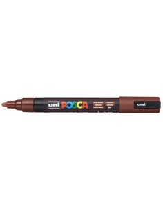 Posca PC-5M Marcador de Pintura - Ponta de Bala 1.8-2.5mm - Base à Água - Não Permanente - Resistente à Luz - Inodoro - Cor Cac