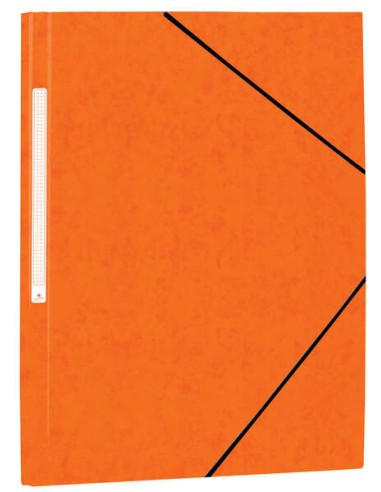 Mariola Pasta de Cartão Semelhante a Prespan com Etiqueta na Lombada Folio 500g/m2 - Medidas 34x25cm - Fecho com Elástico - Cor