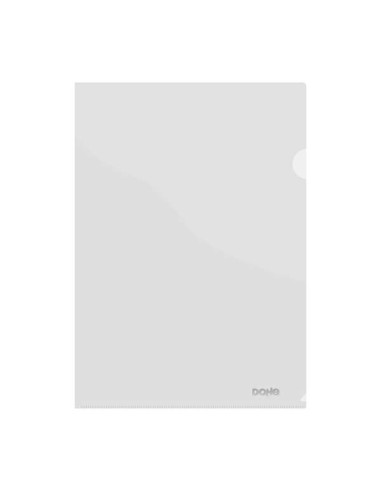 Dohe Pasta com Aba A4 - Fabricada em Polipropileno Translúcido de 180 Micras - Medidas 210x297mm - Qualidade Extra