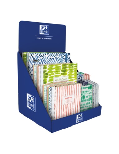 Oxford Japandi Expositor de Mesa - Organizador Completo para Escritório - Inclui Europeanbooks A5+, A4+, A6+ - Europeanbinder A