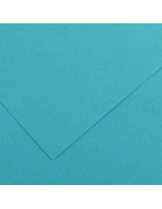 Canson Guarro Pack com 50 Cartolinas Iris A4 de 185g - 21x29,7cm - Cor Azul Turquesa 2