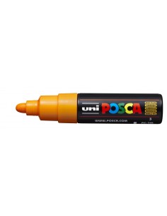 Posca PC-7M Marcador de Pintura - Ponta de Bala 4.5-5.5mm - Tinta à Base de Água - Resistente à Luz - Não Permanente - Cor Lara