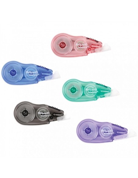 Pelikan Fancy Roller Mini Corretor 5mmx6m - Tampa para Proteger a Ponta - Parafuso de Ajuste - Pega de Borracha Ergonômica - Co