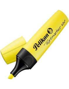Pelikan Marcador Textmarker 490 - Base de Água - 3 Larguras de Traço - Cor Amarelo Fluorescente 2