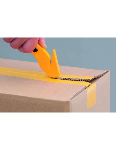 Olfa SK-10 Lâmina de Segurança com Lâmina Oculta - Aço Inoxidável - Máxima Segurança - Uso Ambidestro