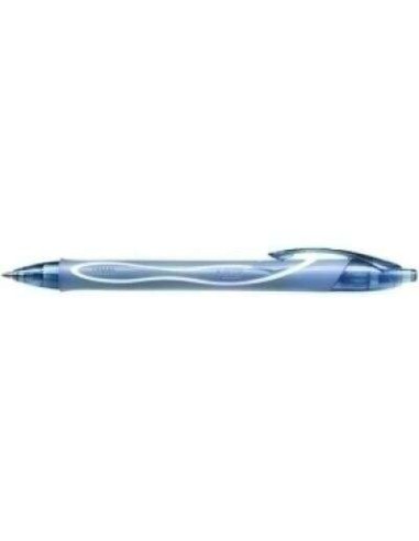 Bic Gel-Ocity Quick Dry Caneta Retrátil - Ponta Média de 0,7mm - Tinta Gel - Secagem Ultra Rápida - Não Mancha o Papel - Cor Tu