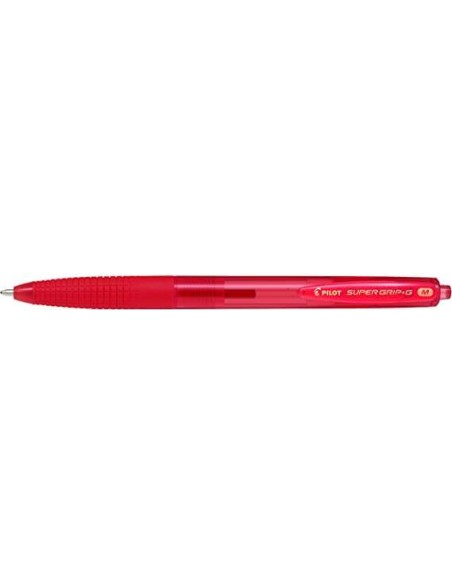 Pilot Caneta Esferográfica Retrátil SuperGrip G - Ponta Redonda 1.0mm - Traço 0.4mm - Tinta à Base de Óleo - Grip Ergonômico - 