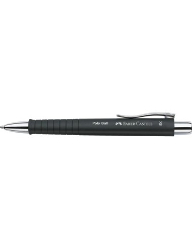 Faber-Castell Poly Expositor com 12 Canetas Esferográficas Poly Ball e 16 Canetas Tinteiro Poly Pen - Clipe de Metal - Cores So