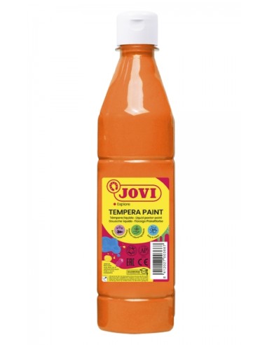 Jovi Tinta Guache Líquida 500ml - Base Água - Pronta para Uso - Alto Poder de Cobertura - Secagem Rápida - Excelente Fluidez - 
