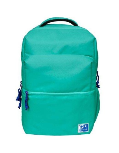 Oxford B-Ready Mochila Escolar - Alças Acolchoadas e Ajustáveis - Tamanho 42x30x15cm - Cor Turquesa