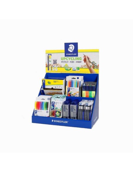 Staedtler Expositor de Mesa com 8ud 185 C12, 5ud 364-S WP4P, 6ud 326 C10, 10ud 308 S1 WP3, 1ud 120HBCA1 P, 10ud 550 60, 5ud 432
