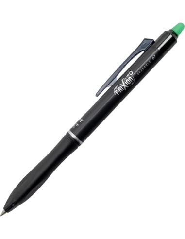 Pilot Frixion Ball Plus Caneta Apagável - Ponta de 0.7mm e Traço de 0.35mm - Recarregável - 80% de Plástico Reciclado - Cor Ver
