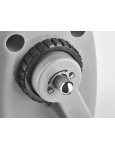 Dahle 133 Apontador de Manivela - Para Lápis de 8 a 11,5mm Ø - Lâmina de Aço - Forma de Ponta Ajustável - Grande Depósito - Cor 2