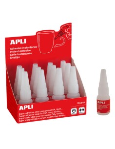 Apli Super Adesivo Instantâneo 10g - Secagem Rápida - Fórmula Resistente - Transparente