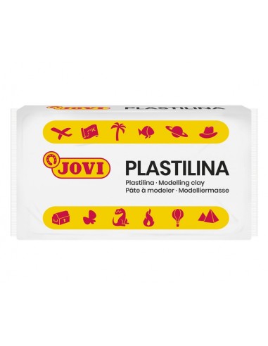 Jovi Caixa de 30 Pastilhas de Plasticina 50g - Massa Vegetal - Não Seca - Sem Glúten - Inócua - Fácil de Moldar - Ideal para Fi