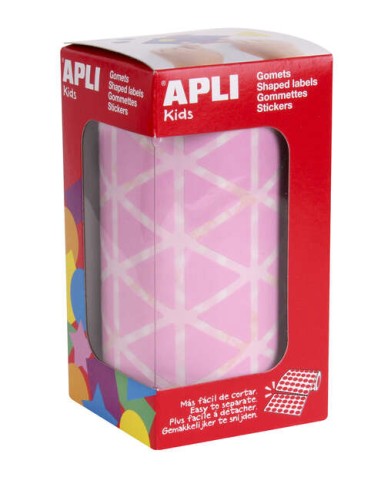 Apli Pack de 2832 Adesivos Triangulares 20x20x20mm - Adesivo Permanente - Ideal para Atividades Criativas e Desenvolvimento de 