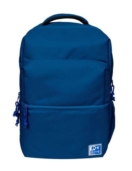 Oxford B-Ready Mochila Escolar - Alças Acolchoadas e Ajustáveis - Tamanho 42x30x15cm - Cor Azul Marinho