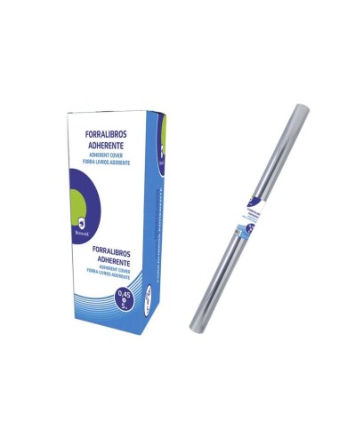Bismark Capa de Livros Adesiva PVC 5mx45cm - Capa de Plástico Adesiva - Transparente