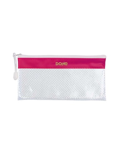 Dohe Bolsa Paisagem Tamanho 22x11cm - Fabricada em PVC - Resistente à Água - Ideal para Viagens - Fecho de Zíper - Faixa Cor Fú