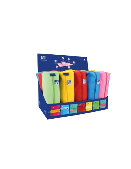 Oxford Kangoo Kids Expositor Rts 15 Unidades - Tamanho Compacto 40x25x24cm - Ideal para Organizar Material Escolar - Design Atr