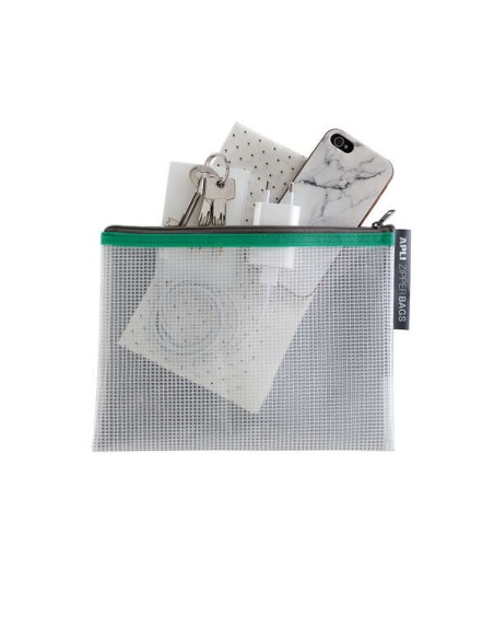 Apli Expositor de Zipper Bags - 80 Unidades em 4 Medidas Sortidas - 5 Cores Resistentes - EVA Transparente de Alta Qualidade