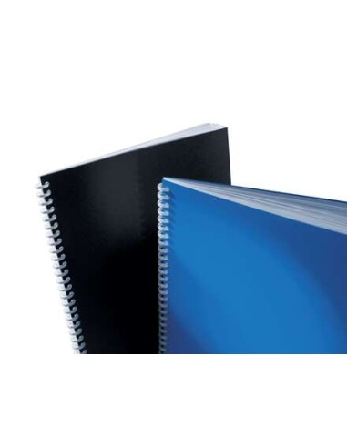 GBC PolyClearView Pacote de 100 Capas para Encadernação A4 - 500 Microns - Cor Preta