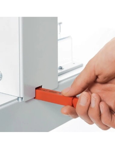 DHP IDEAL 4305 Guilhotina para Grandes Espessuras de Alavanca com Capacidade até 500 Folhas (70 g/m²) - Lâmina de Aço Alemão - 