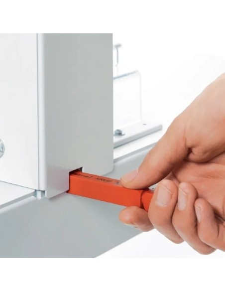 DHP IDEAL 4305 Guilhotina para Grandes Espessuras de Alavanca com Capacidade até 500 Folhas (70 g/m²) - Lâmina de Aço Alemão - 