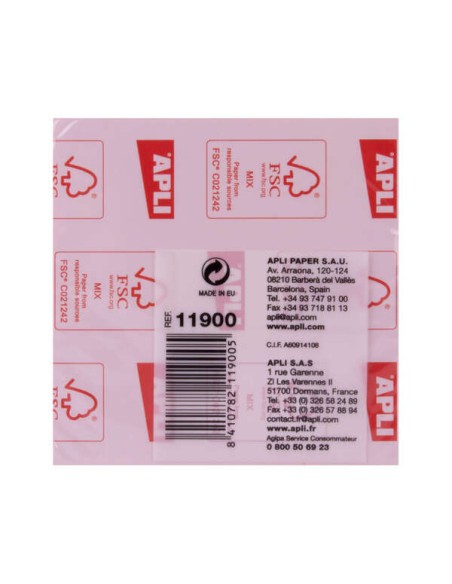 Bloco de 100 Notas Adhesivas Funny 75x75mm - Adesivo de Qualidade - Cor Laranja Fluorescente