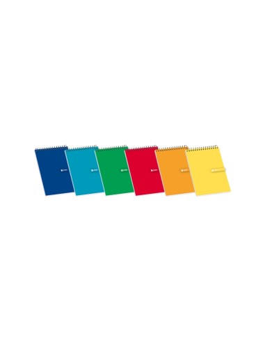Bloco de Notas Espiral Capa Mole 12º 4x4 - Folhas Quadriculadas - Tamanho Compacto - Ideal para Anotações e Desenhos