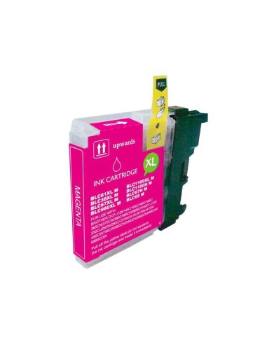 BULK - Brother LC980XL/LC1100XL/LC985XL Magenta Cartucho de Tinta Genérico - Substitui LC980M/LC1100M/LC985M