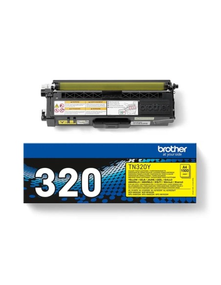 Brother TN320 Amarelo Cartucho de Toner Original - TN320Y