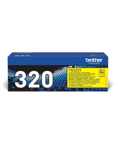 Brother TN320 Amarelo Cartucho de Toner Original - TN320Y