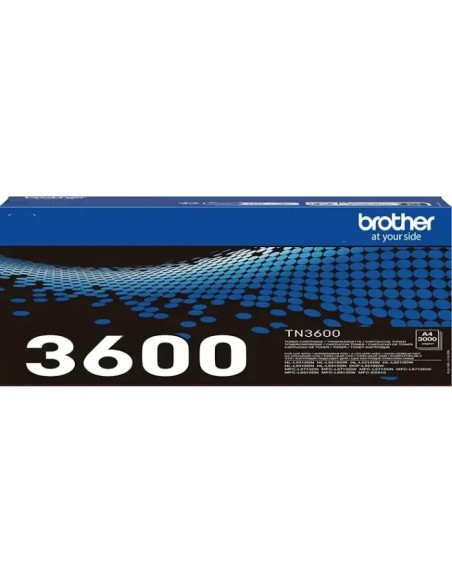 Brother TN3600 Preto Cartucho de Toner Original - TN3600