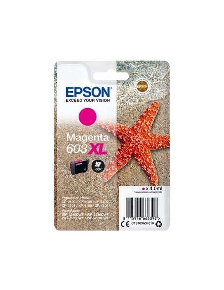 Epson 603XL Magenta Cartucho de Tinta Original - C13T03A34010