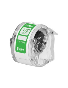 Brother CZ1002 Rolo de Etiquetas Originais de Tamanho Personalizado - Largura 12mm x 5 metros - Zero Ink 2