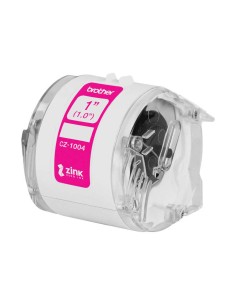 Brother CZ1004 Rolo de Etiquetas Originais de Tamanho Personalizado - Largura 25mm x 5 metros - Zero Ink 2