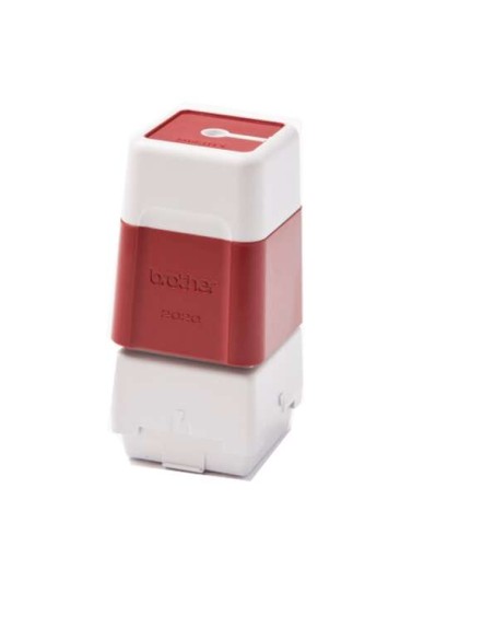 Brother PR2020R6P Pack de 6 Molduras de Selos Originais - 20x20mm - Cor Vermelha