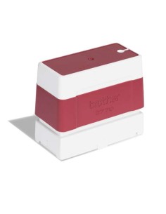 Brother PR2770R6P Pacote de 6 Molduras de Selos Originais - 27x70mm - Cor Vermelha