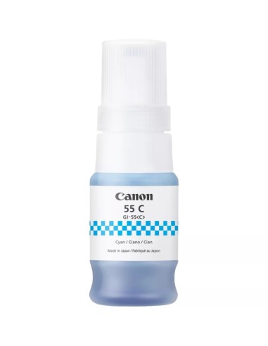 Canon GI55 Ciano Garrafa de Tinta Original - GI55C/6289C001